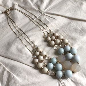 Three Strand Bubble Necklace